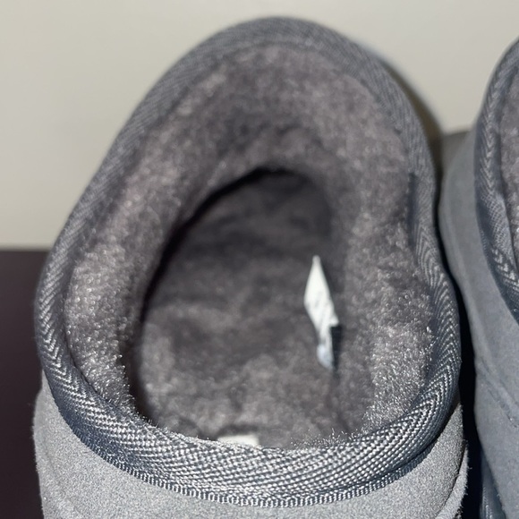 NWOT AE Tan/Brown Slip-On Platform “The Hangout” Bootie Slippers.  Size 9. - Picture 8 of 13